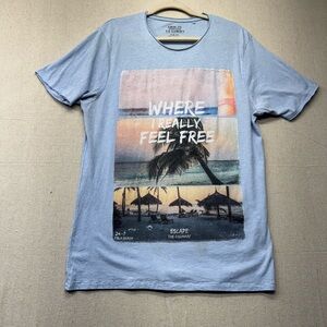 Blue Graphic T-Shirt